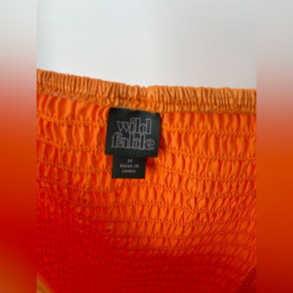 🔥Flash Sale🔥 Women's Ruched Side Bodycon Dress Wild Fable Orange
Satin Medium - Picture 8 of 10